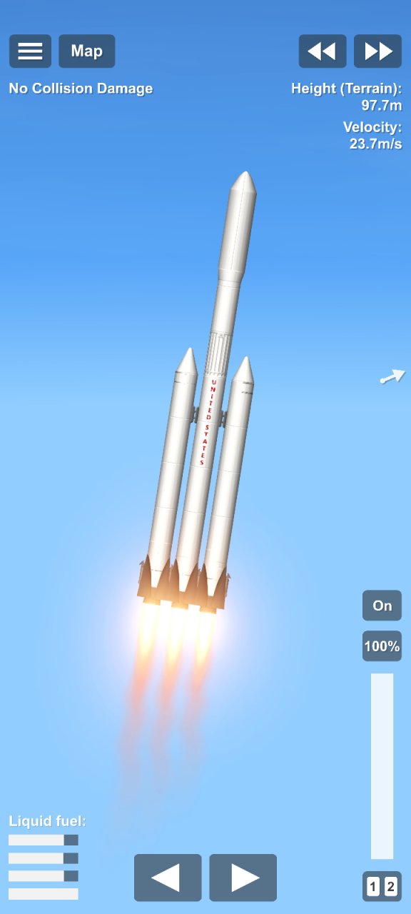 Falcon 9 heavy Spaceflight Simulator