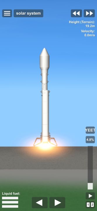 Falcon 9 on a budget for Spaceflight Simulator • SFS UNIVERSE