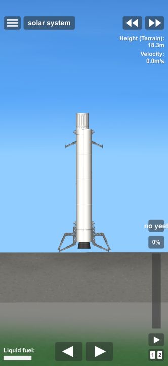 Falcon 9 on a budget Blueprint for Spaceflight Simulator / SFS BP