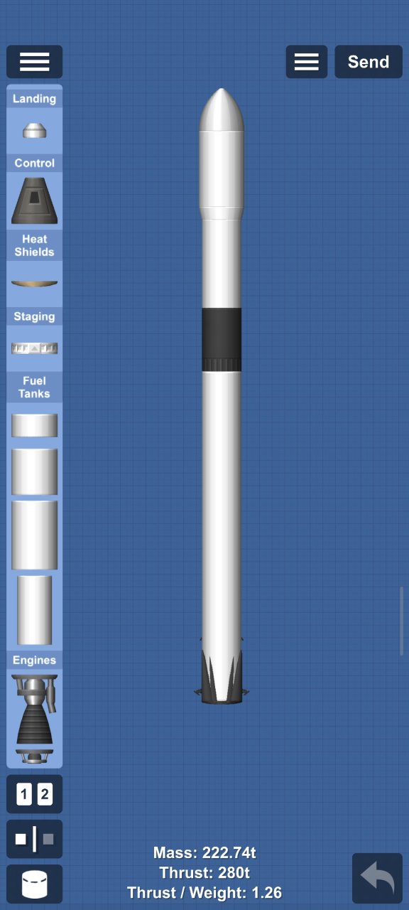 Falcon 9 (READ DESCRIPTION) for Spaceflight Simulator