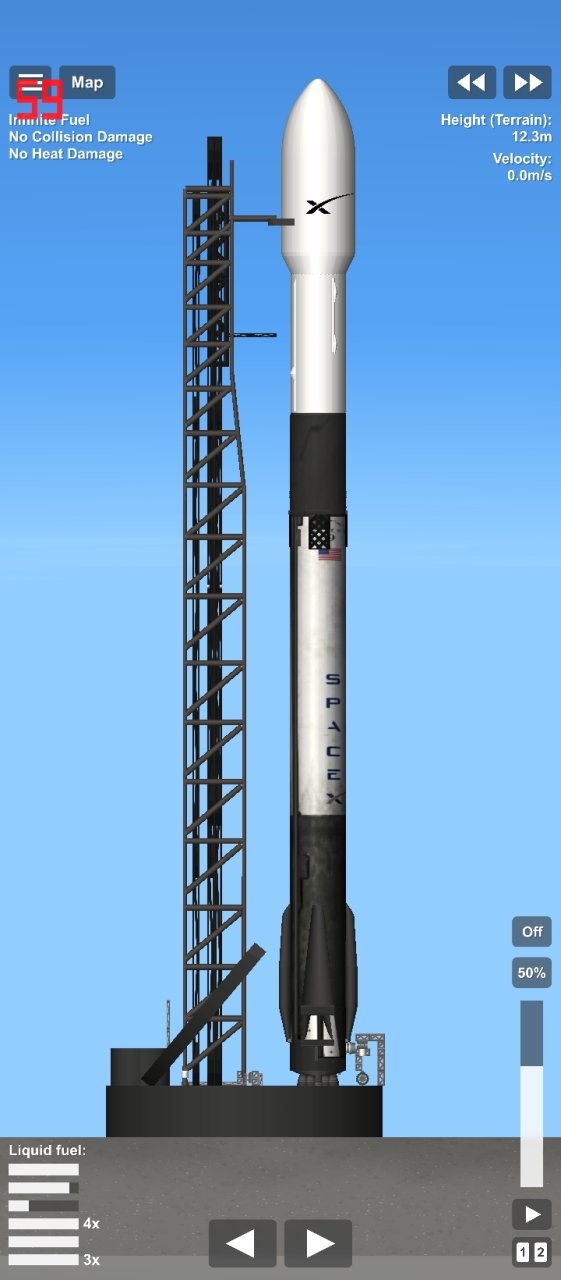 Falcon 9 Texture Packs And BP Spaceflight Simulator