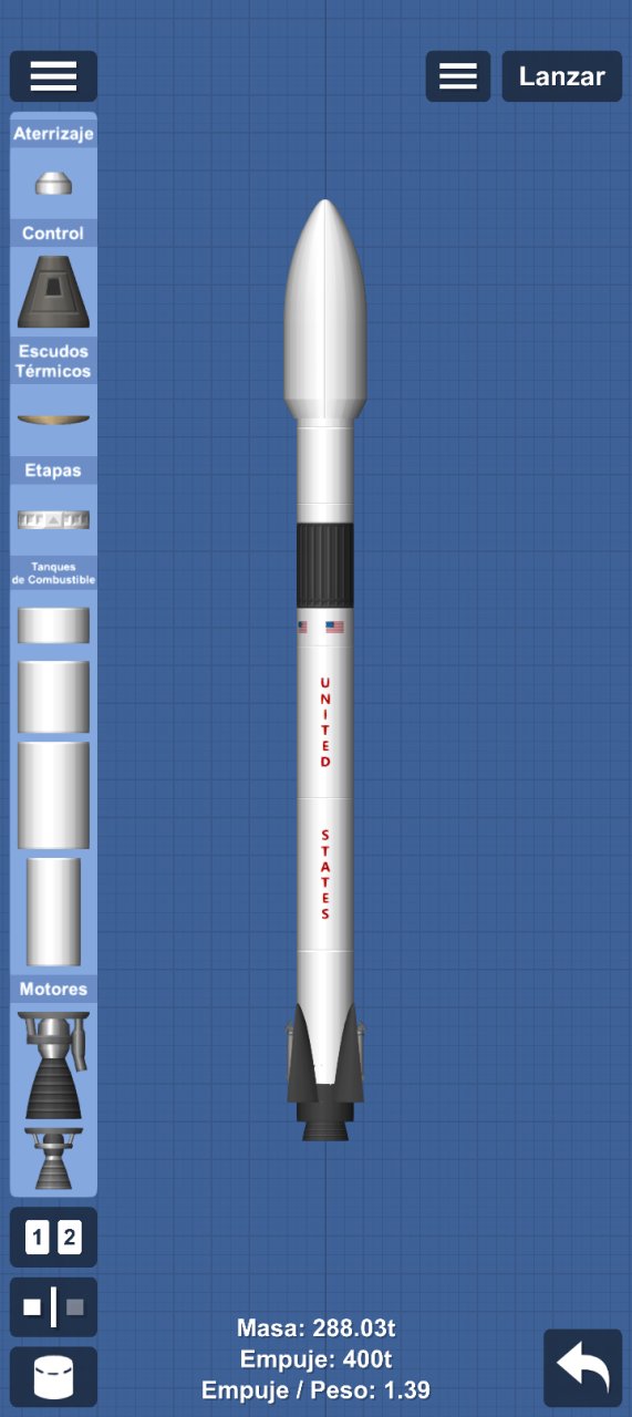 Falcón 9 V1 for Spaceflight Simulator