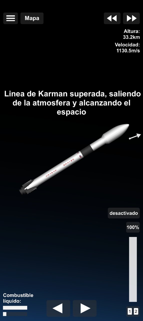 Falcón 9 V1 Spaceflight Simulator