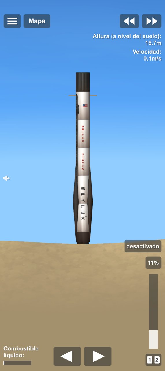 Falcón 9 V2 Spaceflight Simulator