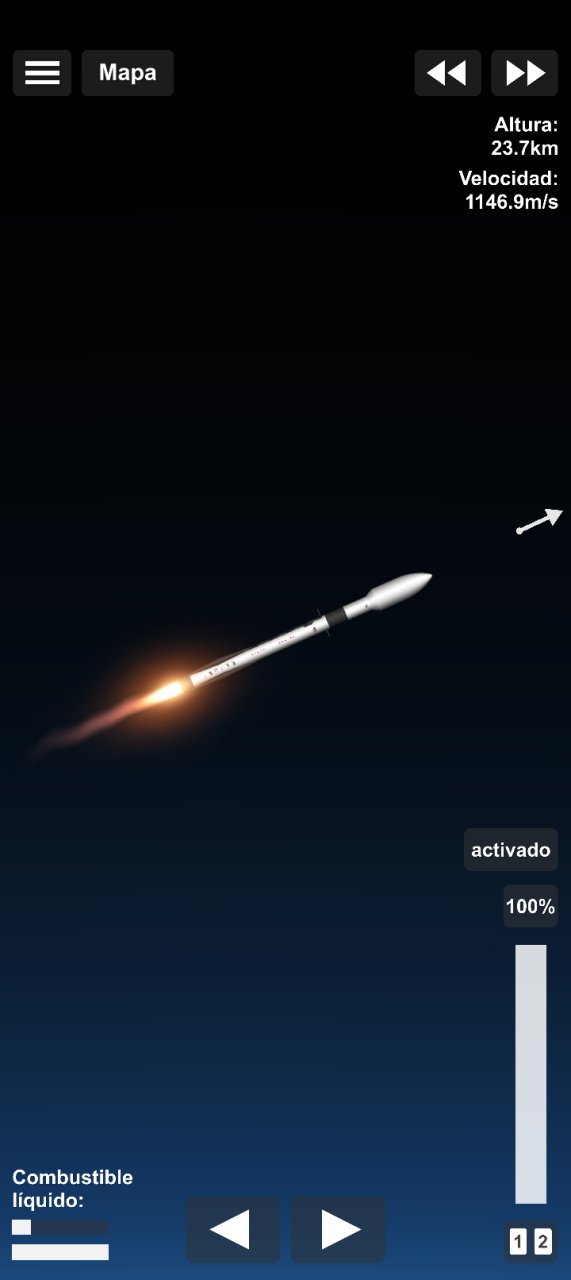 Falcón 9 V2 Spaceflight Simulator