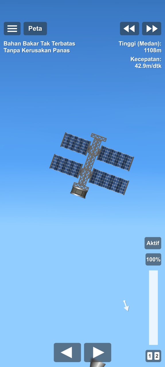 Falcon 9 With Satelite Spaceflight Simulator