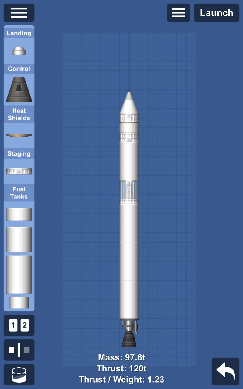 falcon 9+starlink for Spaceflight Simulator