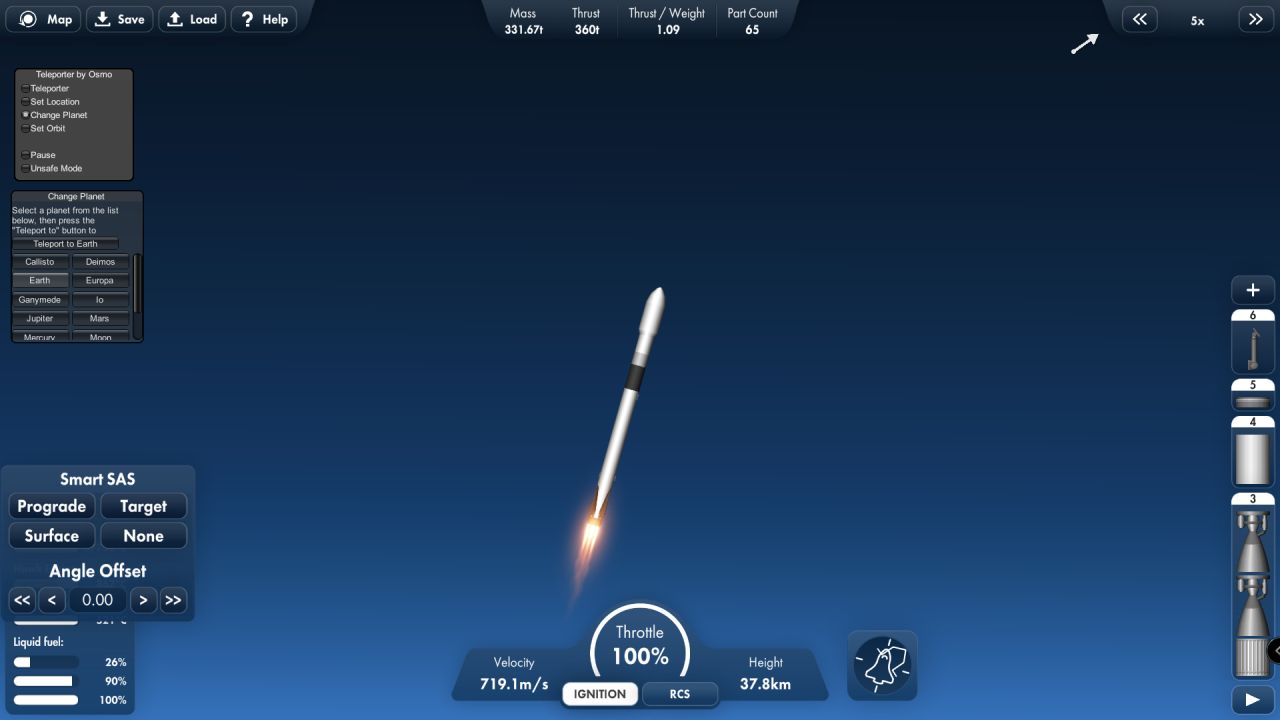 falcon heavy for Spaceflight Simulator • SFS UNIVERSE