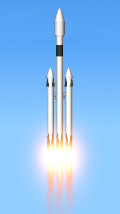 Falcon Heavy Blueprint for Spaceflight Simulator / SFS BP