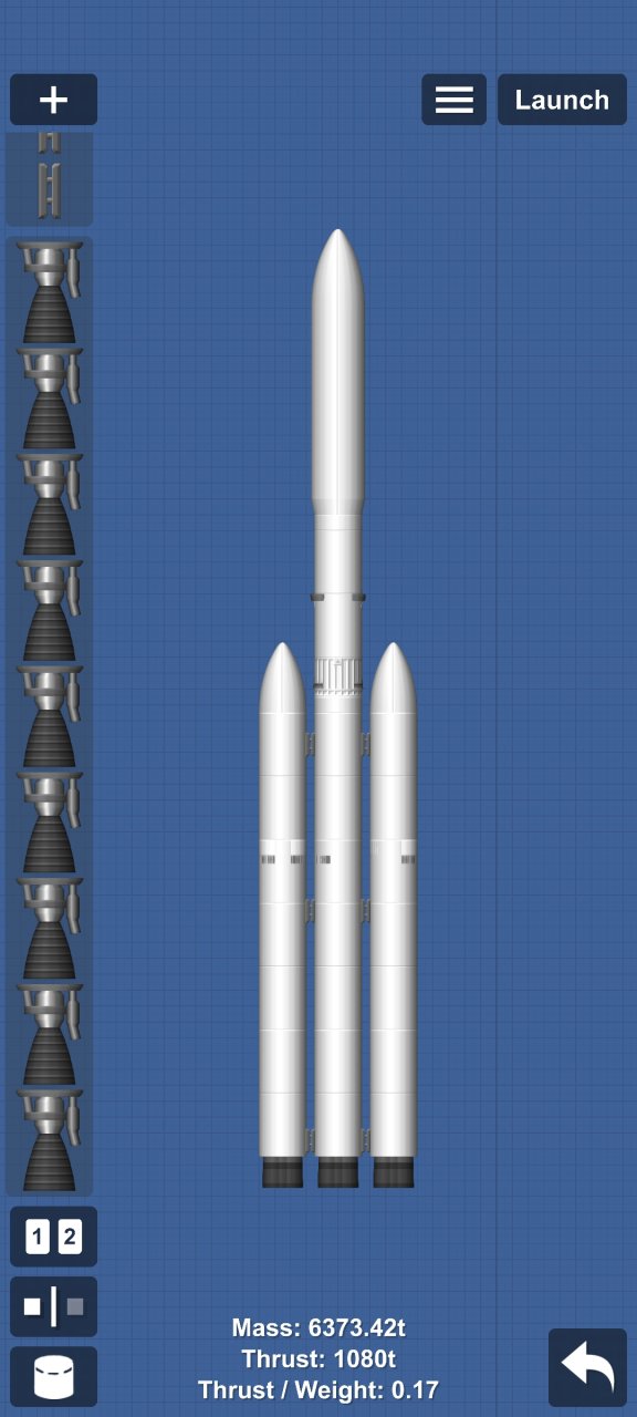 falcon heavy Spaceflight Simulator