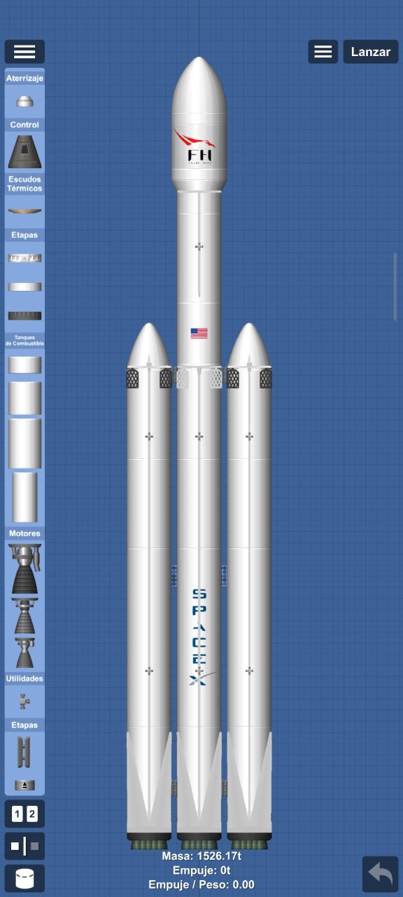 Falcon heavy. Spaceflight Simulator