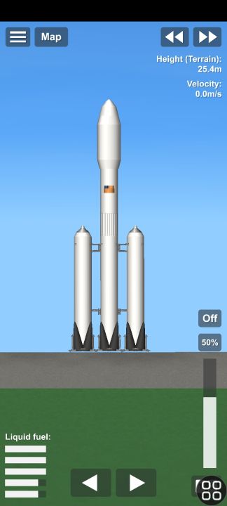 Falcon heavy by NNP Blueprint for Spaceflight Simulator / SFS BP