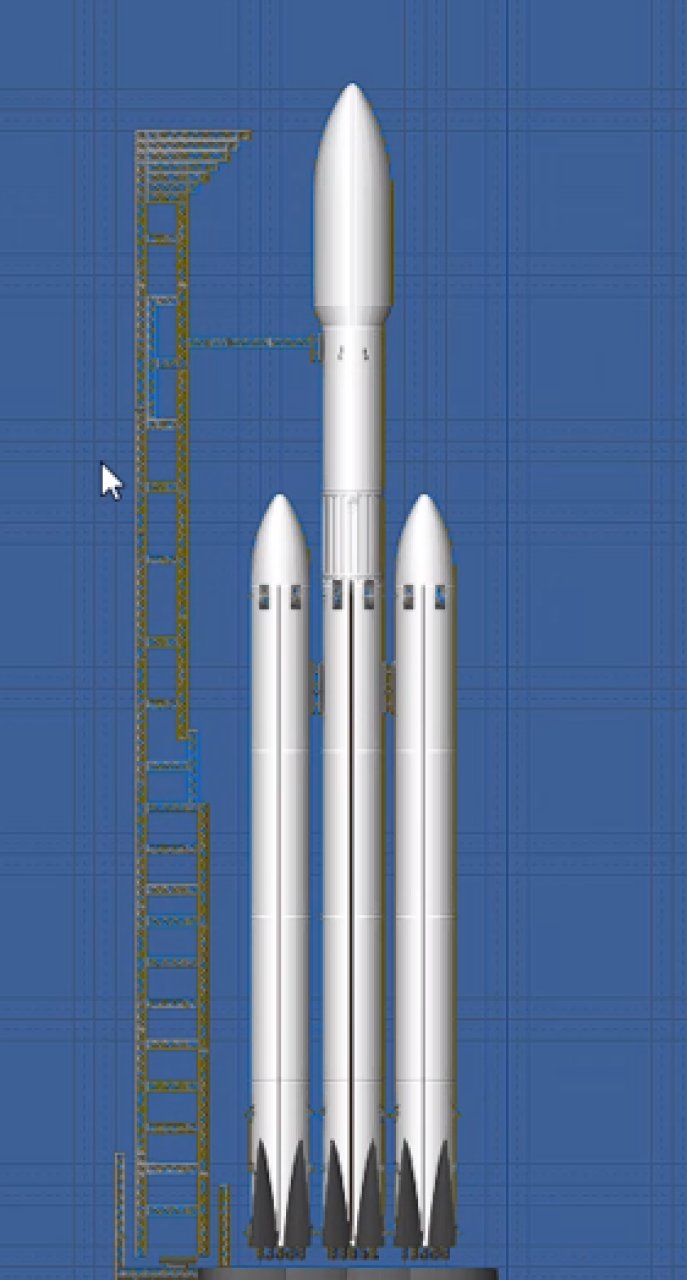 Falcon Heavy Spaceflight Simulator