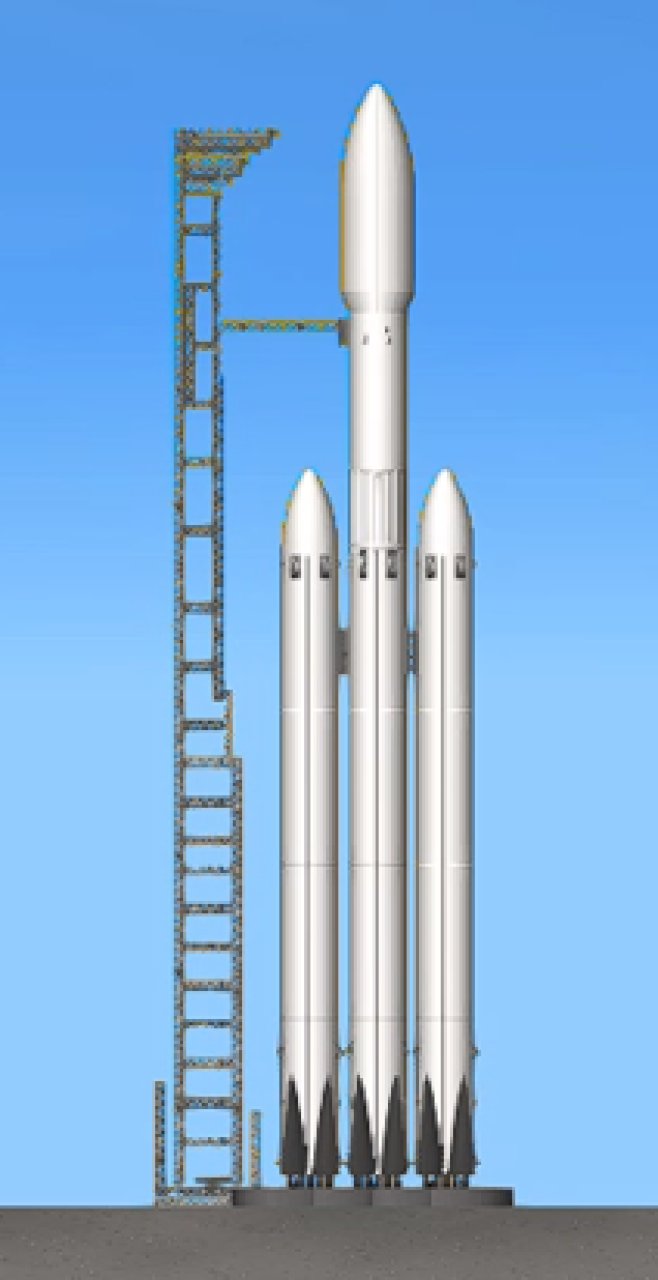 Falcon Heavy Spaceflight Simulator