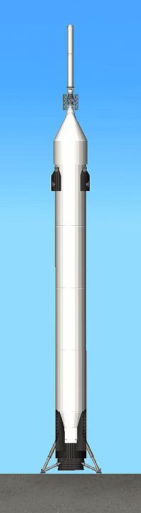 Falcon X (art concept) Blueprint for Spaceflight Simulator / SFS BP