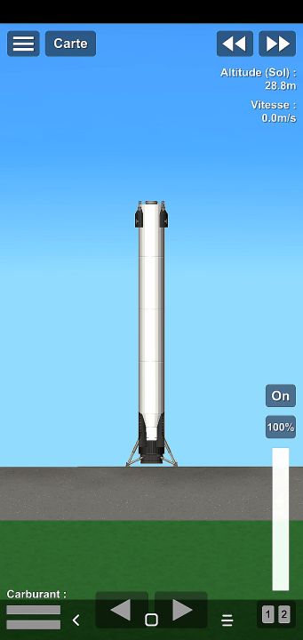 Falcon X (art concept) Blueprint for Spaceflight Simulator / SFS BP