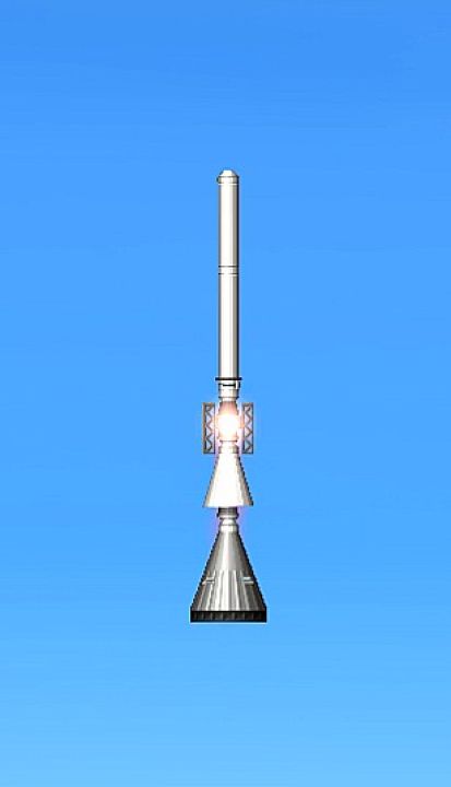 Falcon X (art concept) Blueprint for Spaceflight Simulator / SFS BP