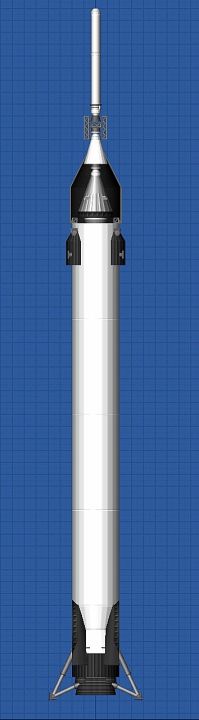 Falcon X (art concept) Blueprint for Spaceflight Simulator / SFS BP