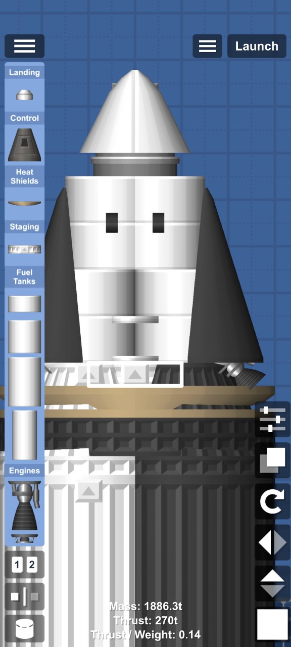 Falconheavy+issdeorbit vehicle Spaceflight Simulator