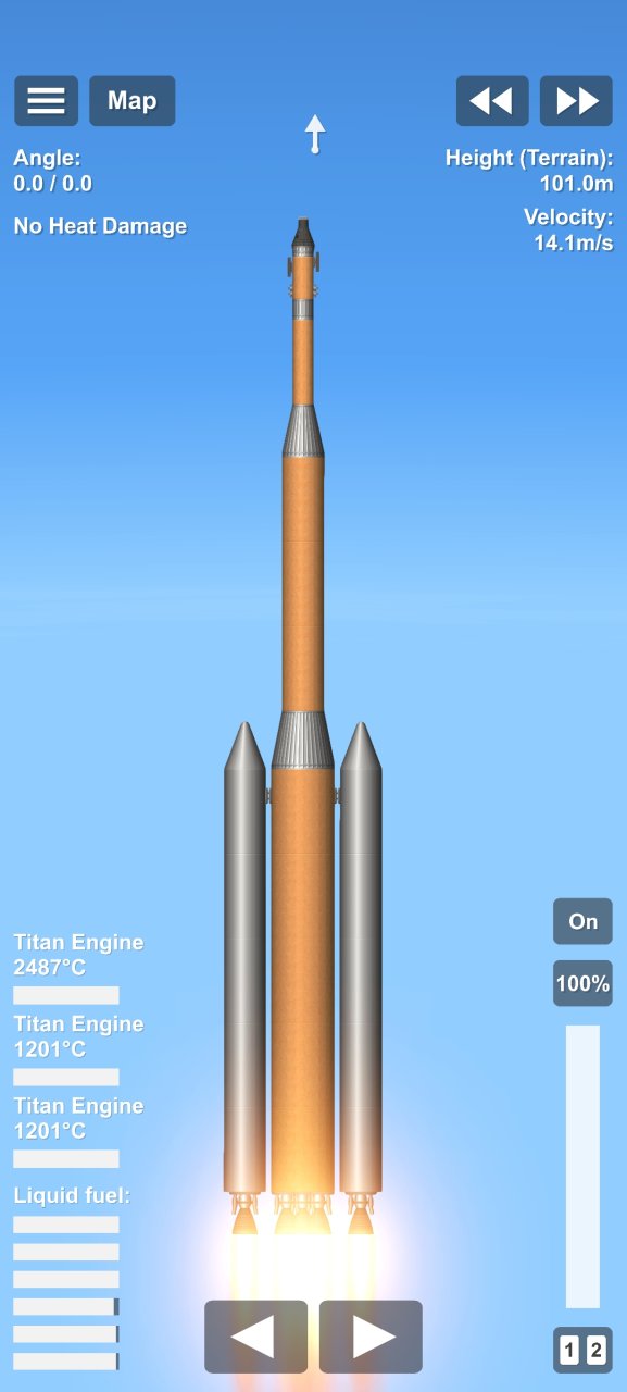 Fartemis poo Test 1 Spaceflight Simulator