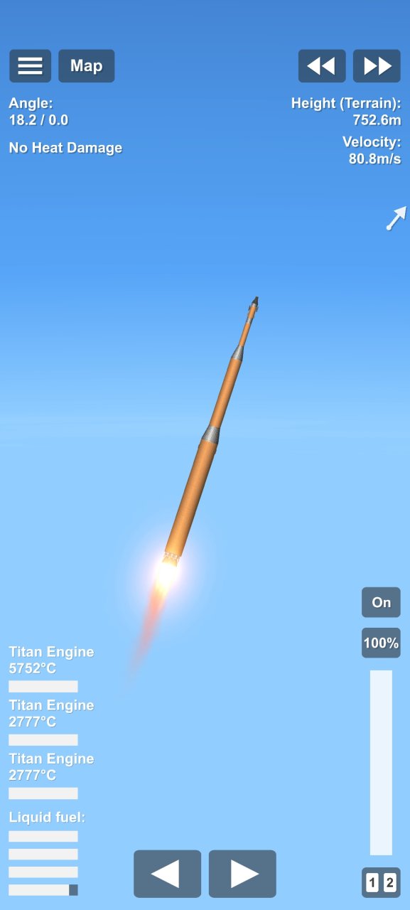 Fartemis poo Test 1 Spaceflight Simulator