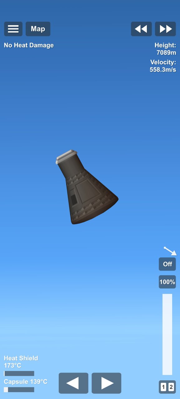 Fartemis poo Test 1 Spaceflight Simulator