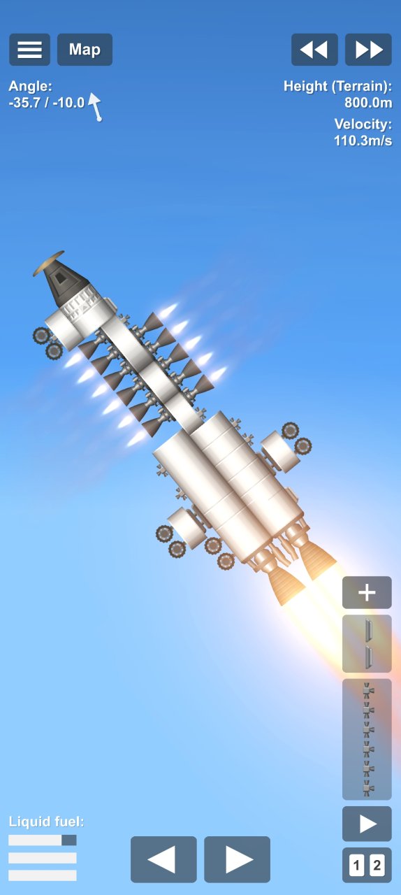 Fighter jet with missiles Spaceflight Simulator