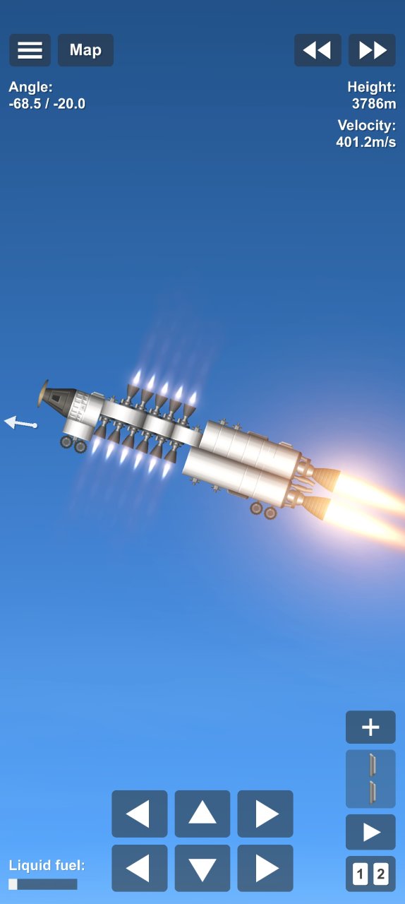 Fighter jet with missiles Spaceflight Simulator