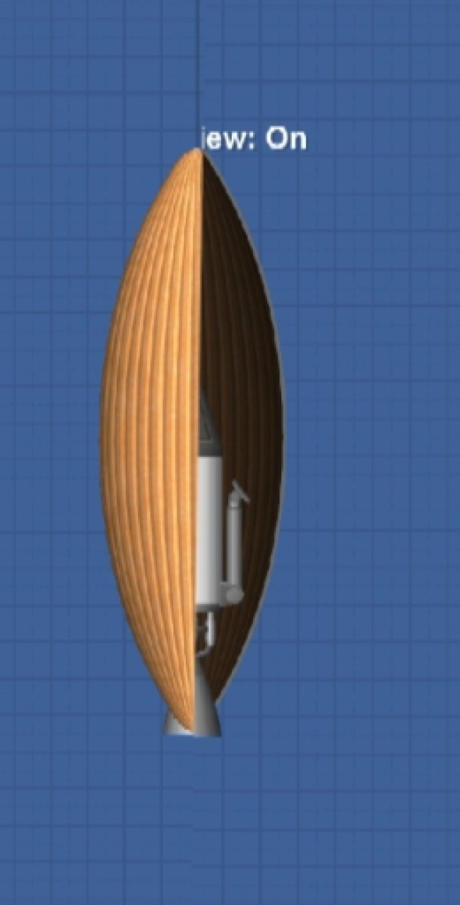 flying almond Spaceflight Simulator