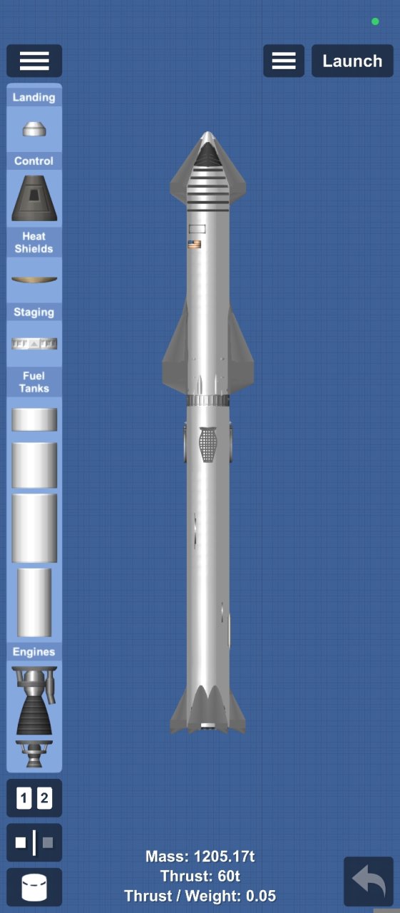Frontier starship Spaceflight Simulator