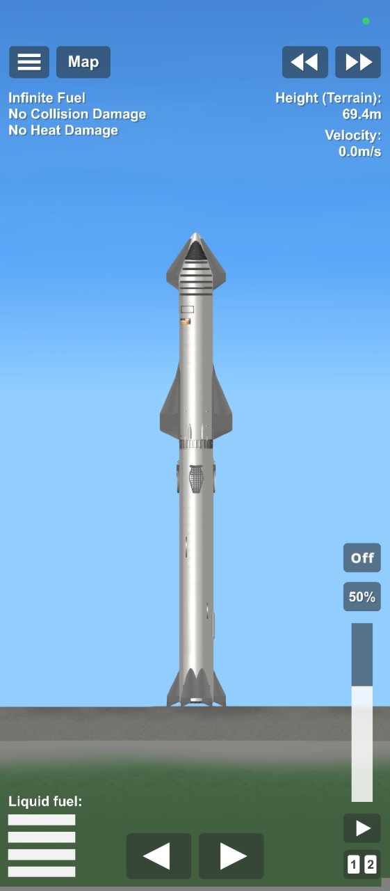 Frontier starship Spaceflight Simulator