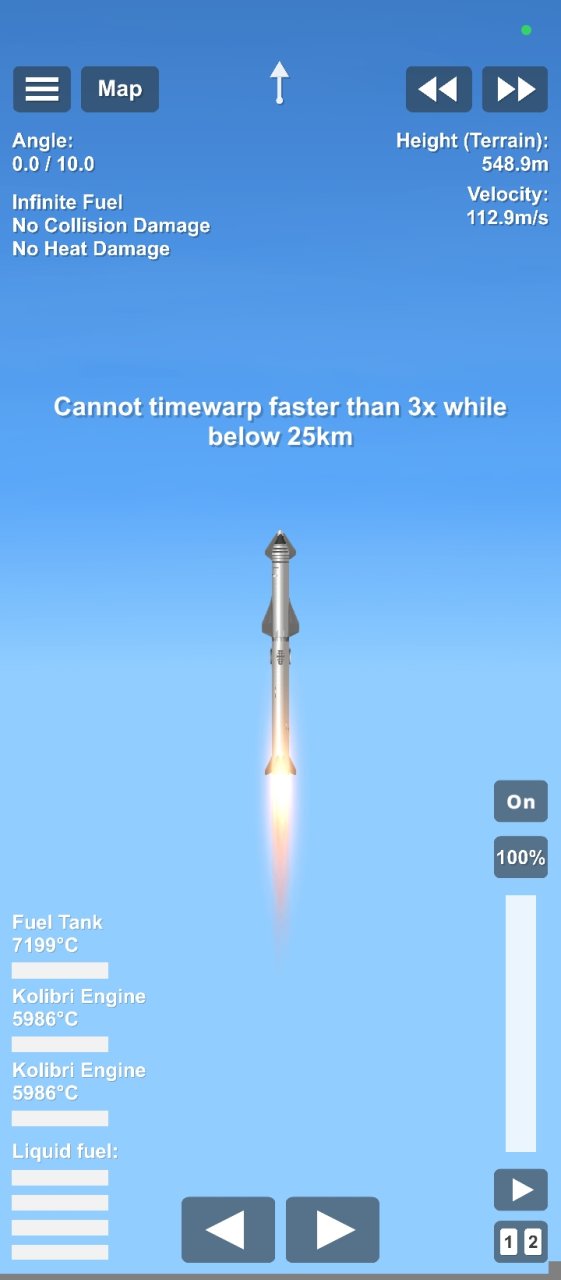 Frontier starship Spaceflight Simulator