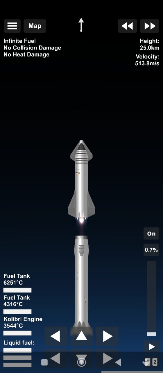 Frontier starship Spaceflight Simulator