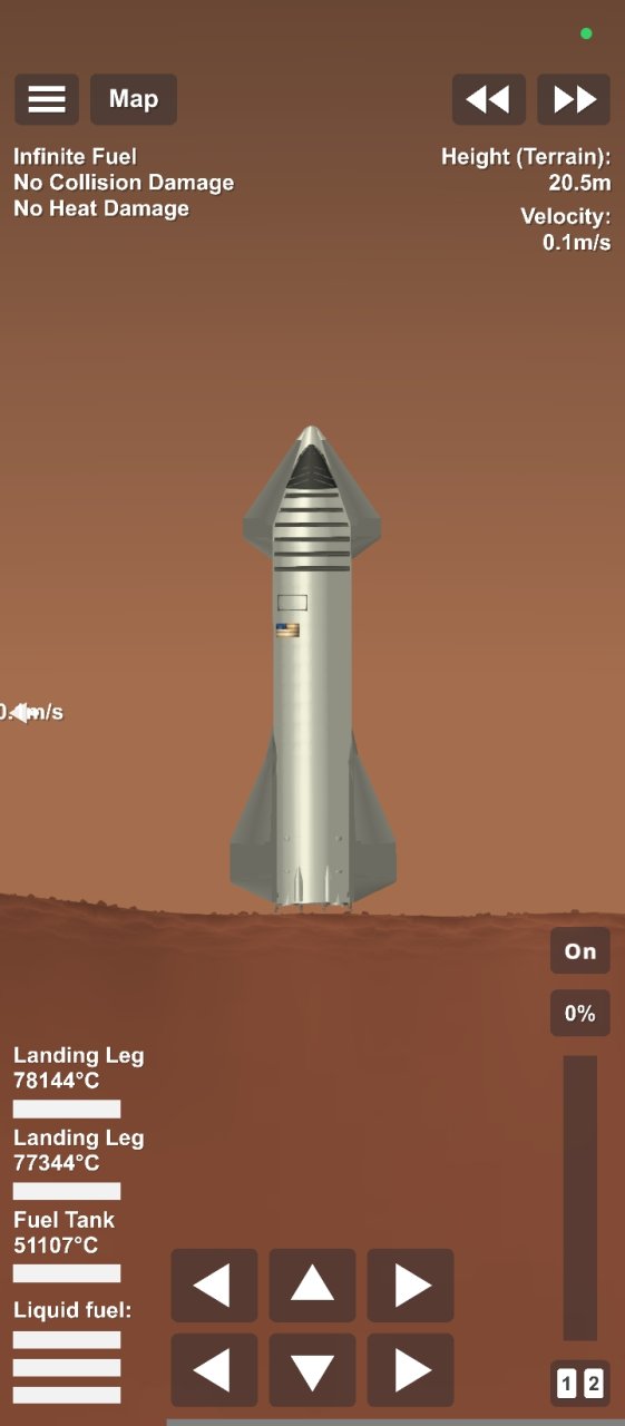 Frontier starship Spaceflight Simulator