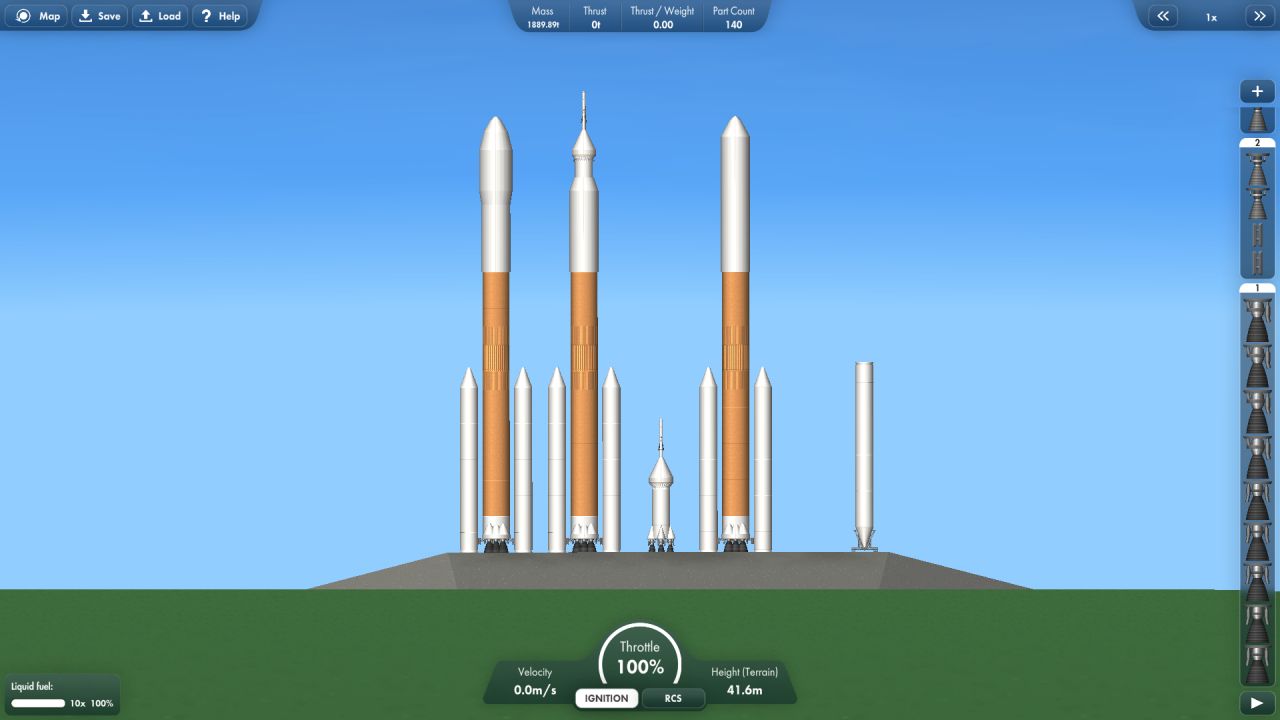 Rocket Blueprint for Spaceflight Simulator / SFS BP