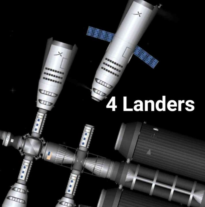 Galaxy Traveler [One Launch] Blueprint for Spaceflight Simulator / SFS BP