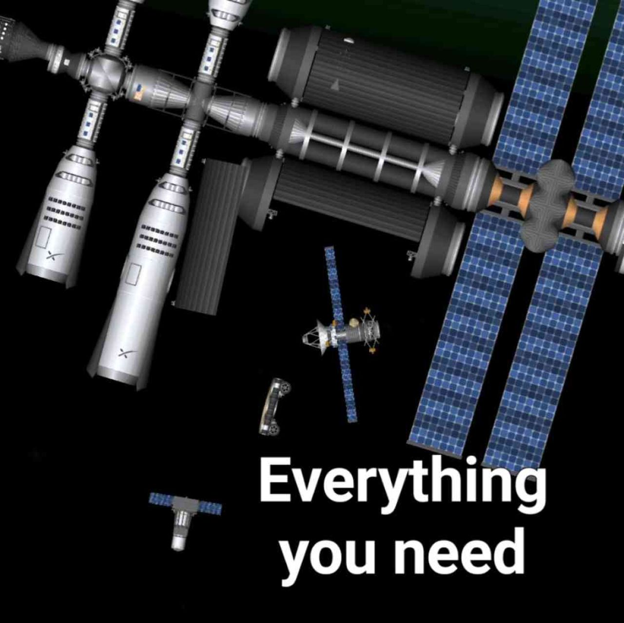 Galaxy Traveler [One Launch] Blueprint for Spaceflight Simulator / SFS BP