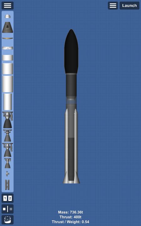 Garuda 3 Blueprint for Spaceflight Simulator / SFS BP