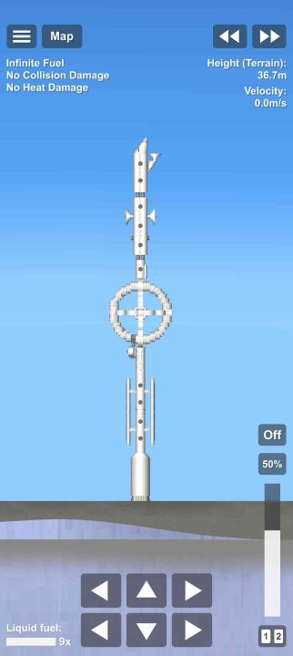 Gravity ring station Blueprint for Spaceflight Simulator / SFS BP