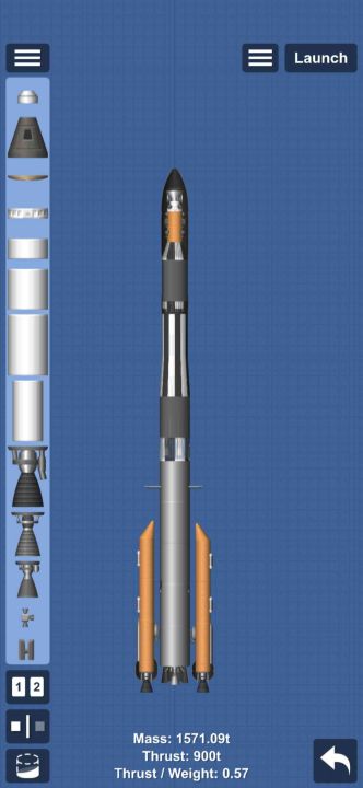 GSLV MK 3 Blueprint for Spaceflight Simulator / SFS BP