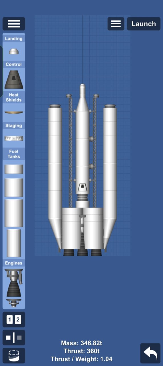 Hail mary (no dlc) for Spaceflight Simulator