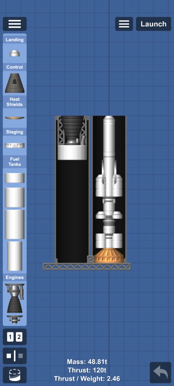 Harpoon missile for Spaceflight Simulator