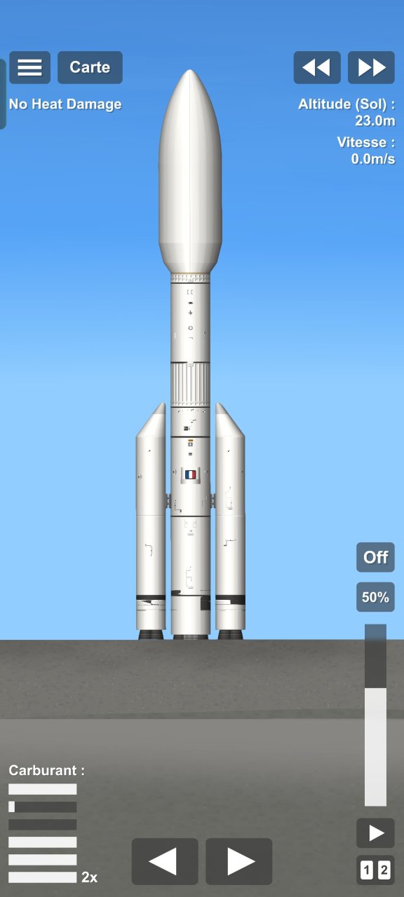 Heavy Napoleon I Blueprint for Spaceflight Simulator / SFS BP