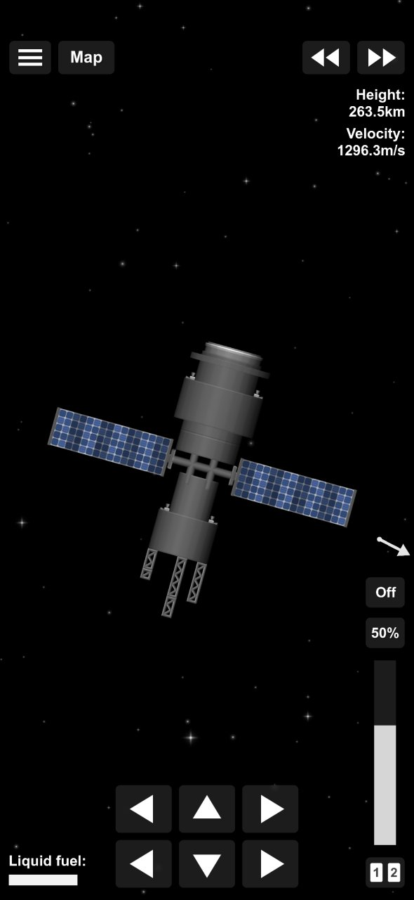 High orbit Satellite Spaceflight Simulator