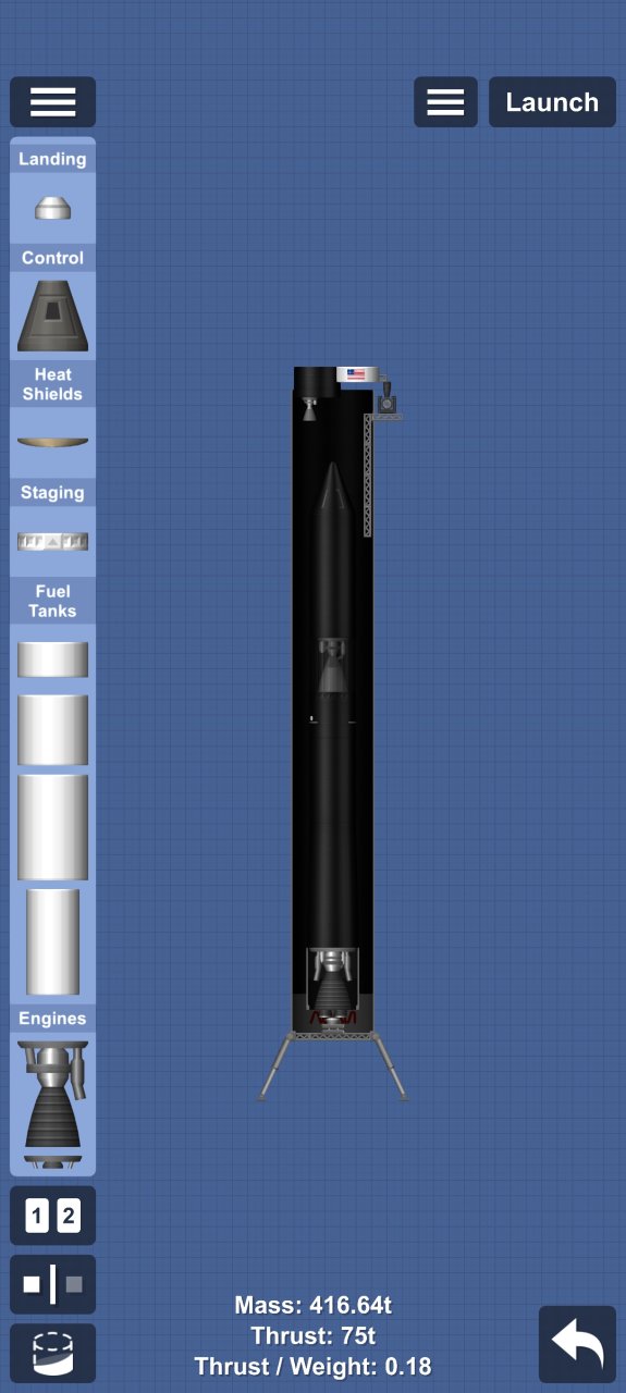 hiper balístic misil Spaceflight Simulator