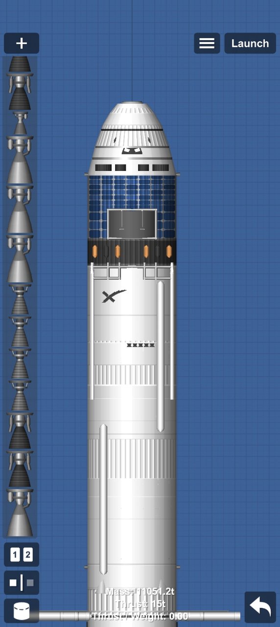 HLS STARSHIP (MOONLANDER) Spaceflight Simulator