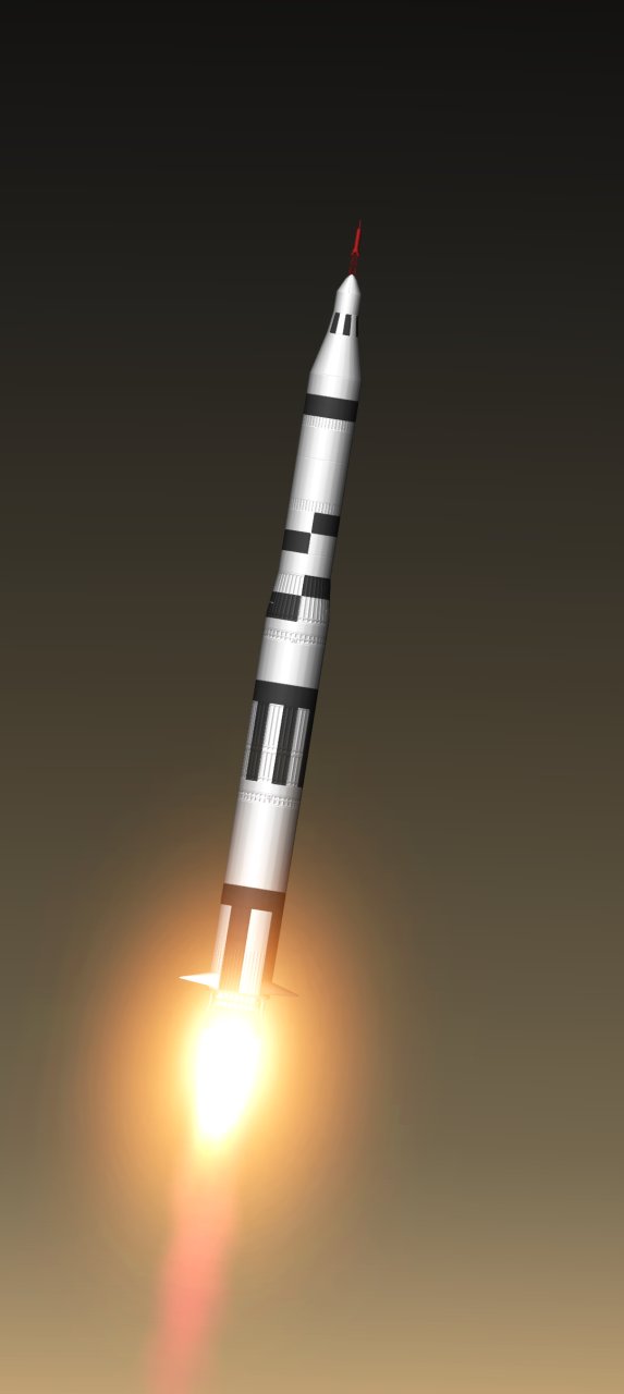 Homemade Saturn V Spaceflight Simulator