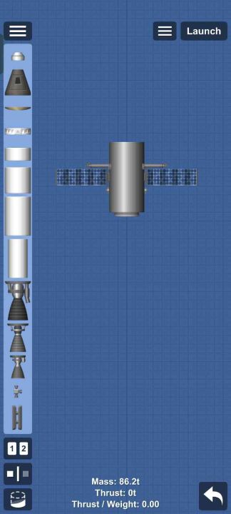 Hubble Space Telescope Blueprint for Spaceflight Simulator / SFS BP