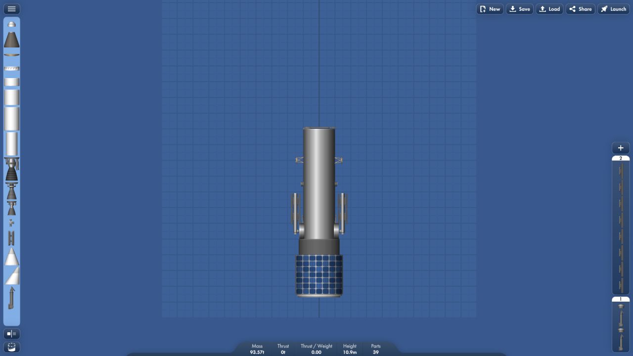 Hubble Space Telescope Blueprint for Spaceflight Simulator / SFS BP