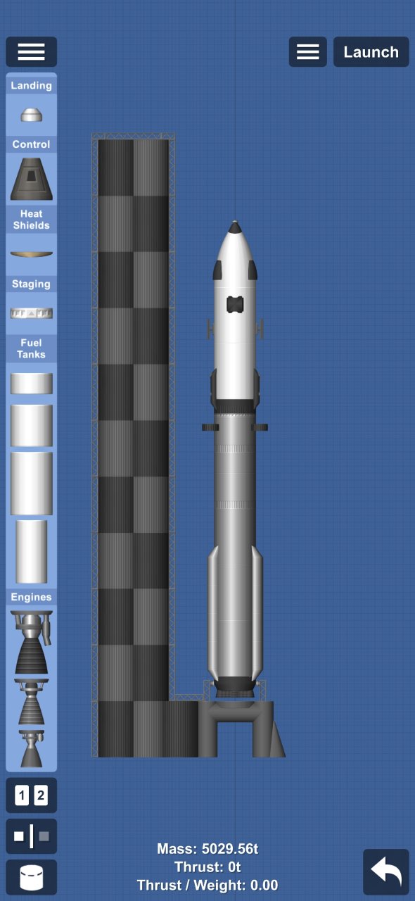 human landing system (starship Spaceflight Simulator